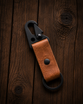 Bison Leather Keychain