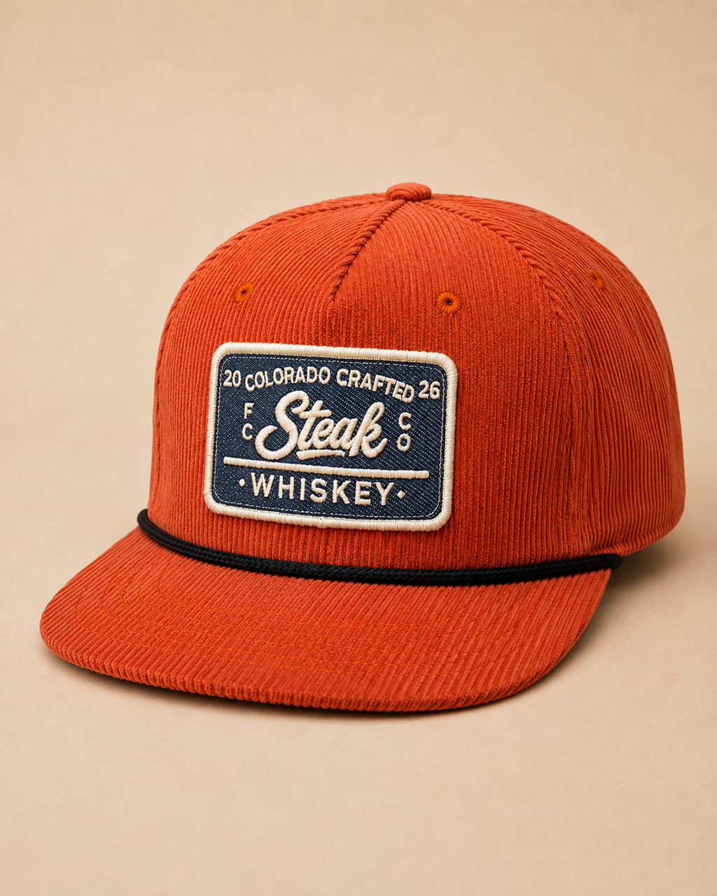 Steak & Whiskey Corduroy Rope Hat