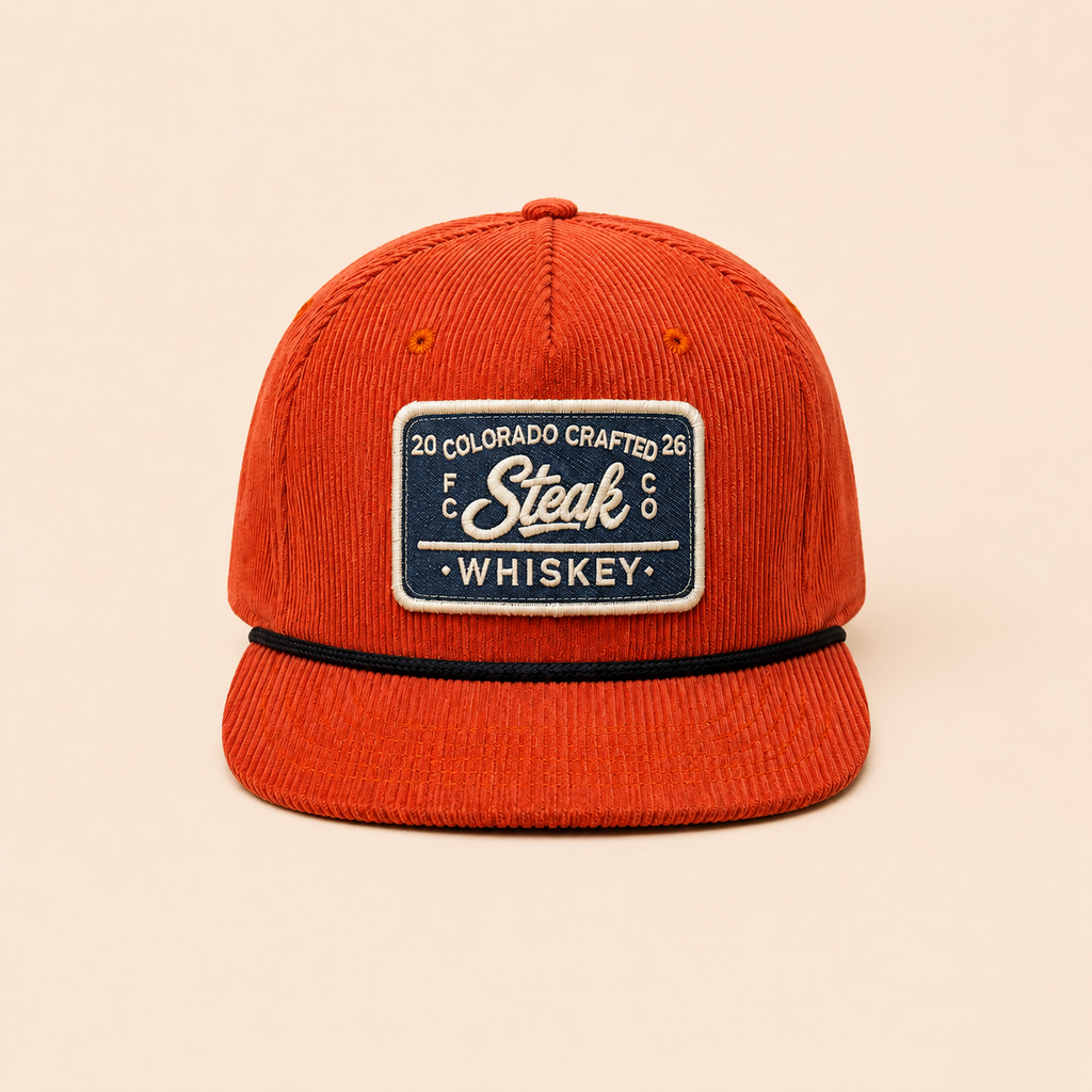 Steak & Whiskey Corduroy Rope Hat