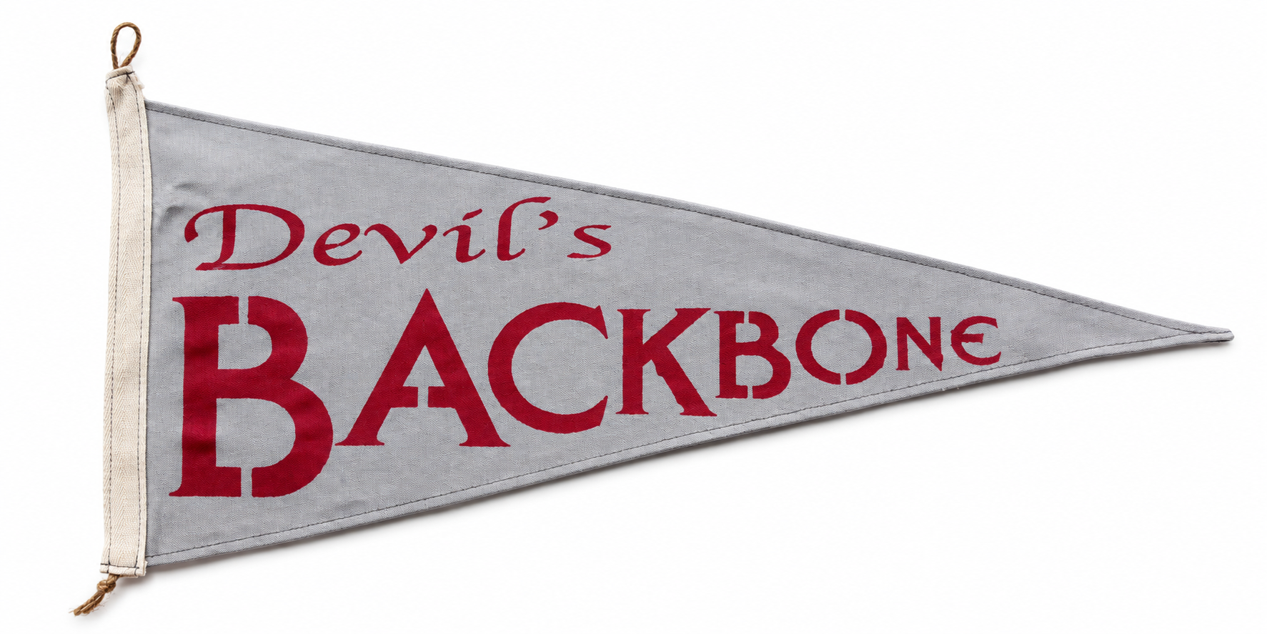 Devil's Backbone Canvas Pennant | Northern Colorado