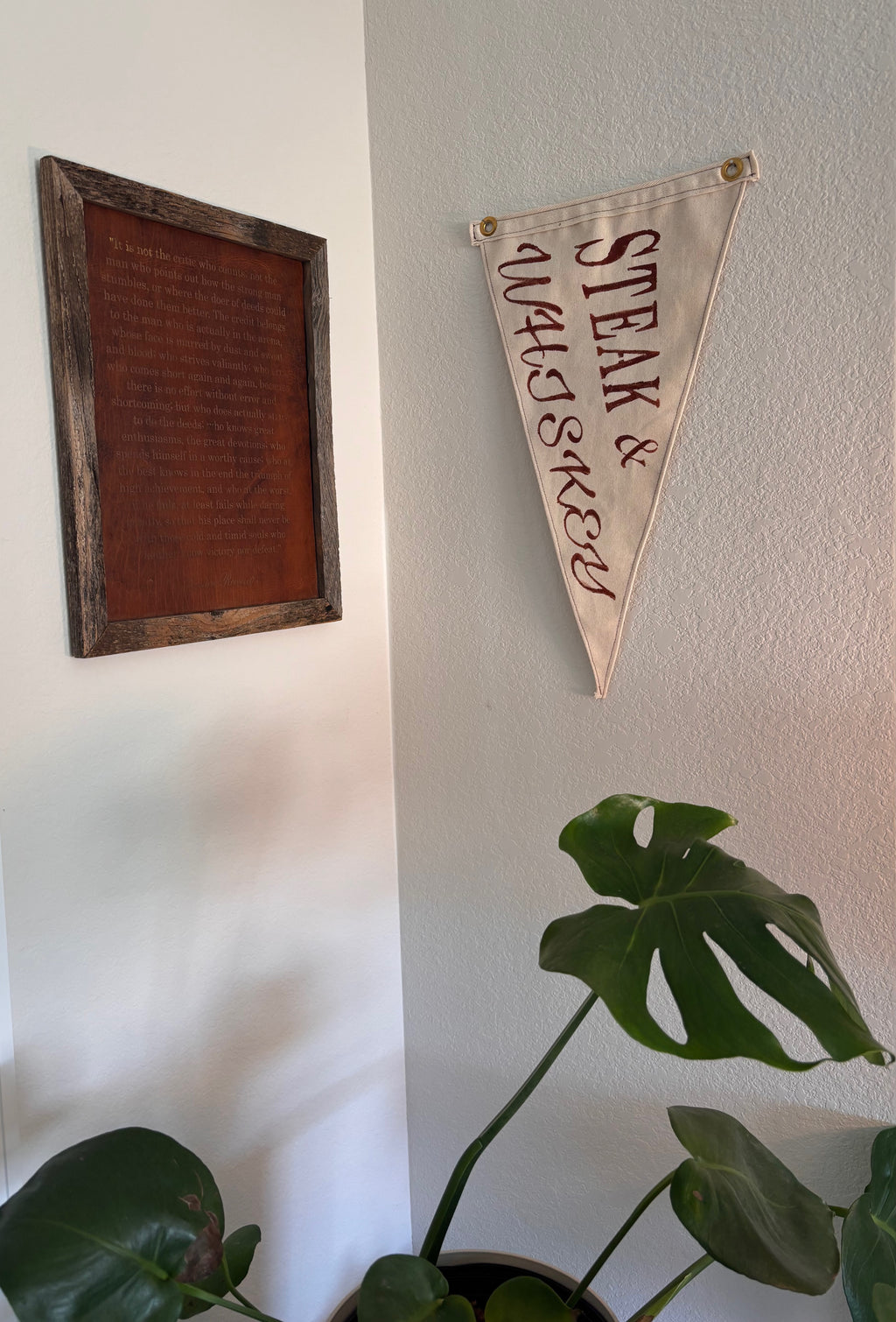 Steak & Whiskey Pennant