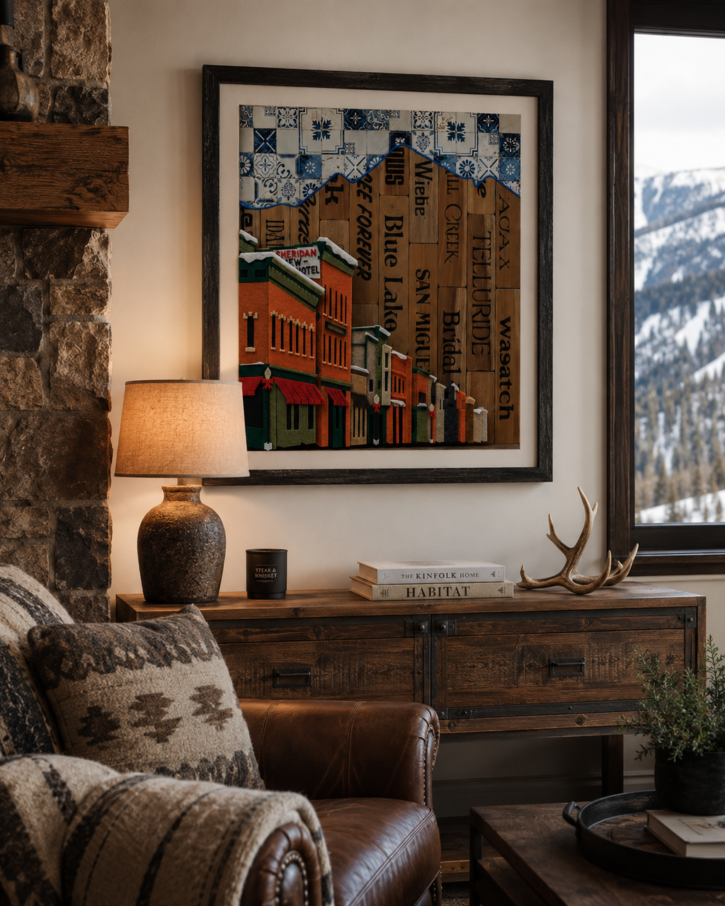 Main Street In Winter — Fine Art Print