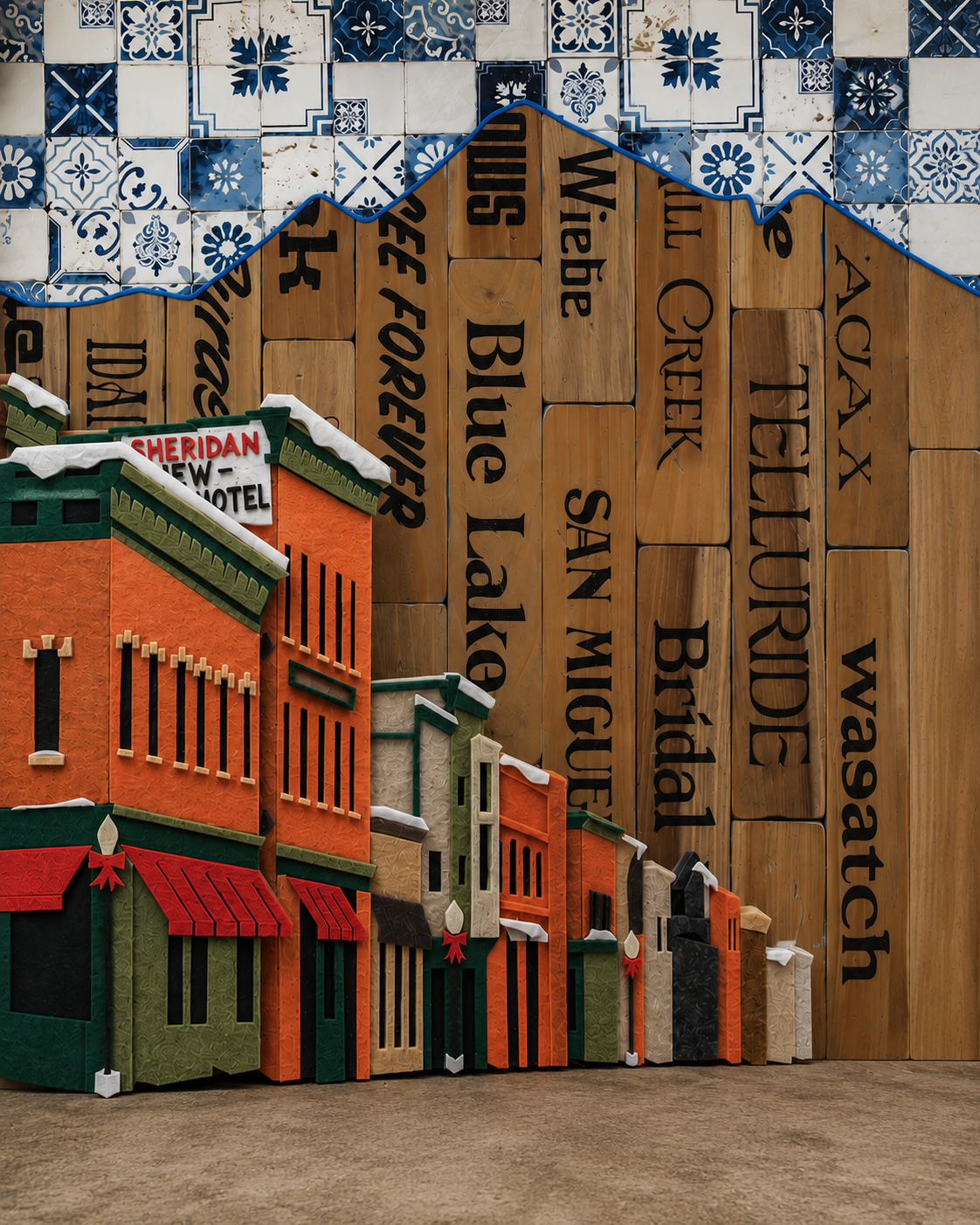 Main Street In Winter — Fine Art Print