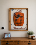 STAMPED IN TIME- Original Mixed Media Art